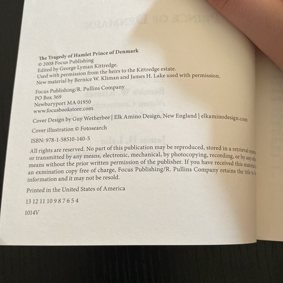 William Shakespeare - The Tragedy Of Hamlet Prince Of Denmark - Picture 3 of 5